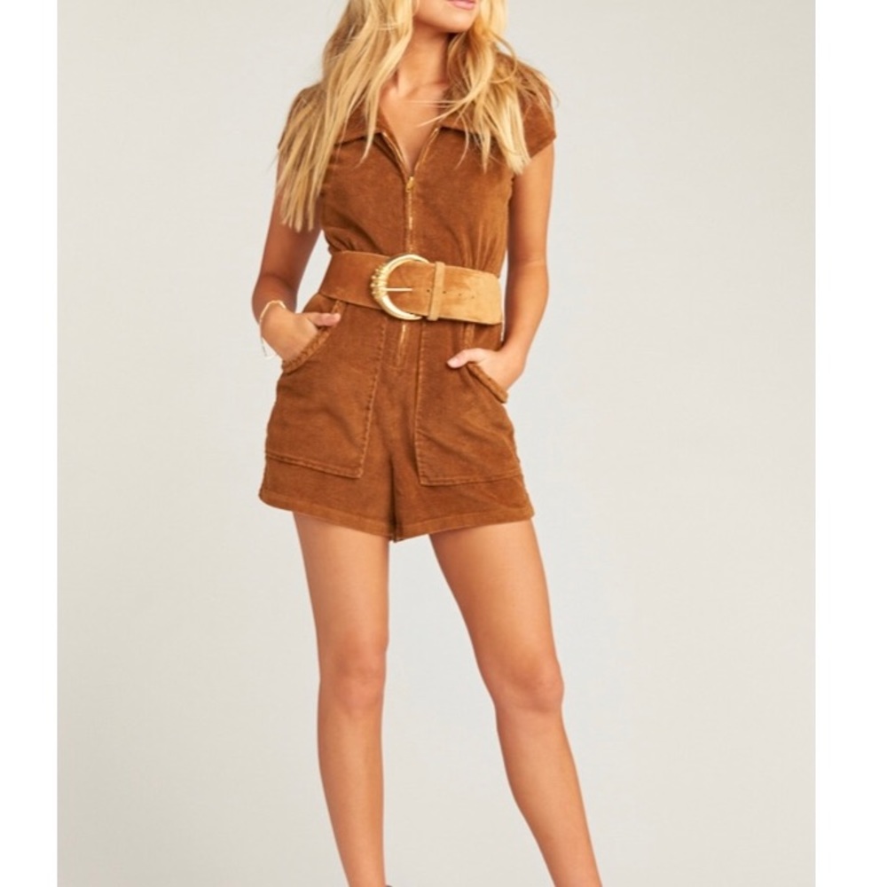 NWT Show Me Your MuMu Outlaw Corduroy Romper